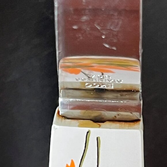 Vintage Ekco Country Garden Utensil Set & Hanging Rack // 7 Piece Set - Picture 6 of 8